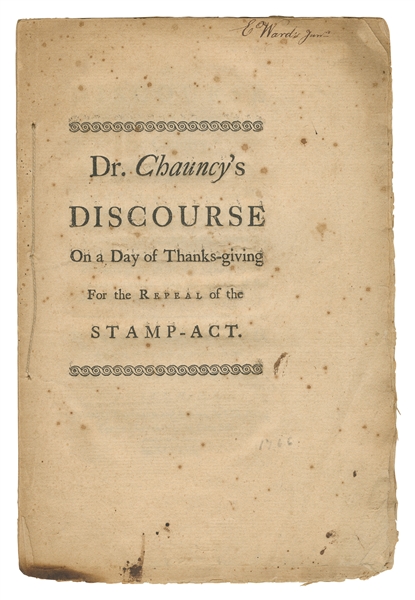  CHAUNCY, Charles (1705-1787). A Discourse On “the good News...