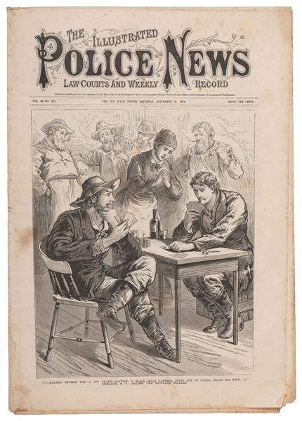  [GAMBLING]. The Illustrated Police News. Washington, D.C., ...