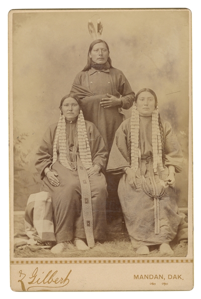  [NATIVE AMERICANS]. [NOTCHININGA (“No Heart”)]. Cabinet pho...