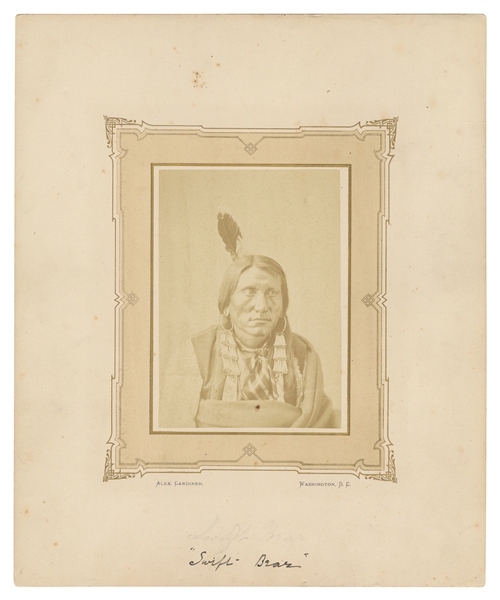  [NATIVE AMERICANS]. GARDNER, Alexander (1821-1882), photogr...