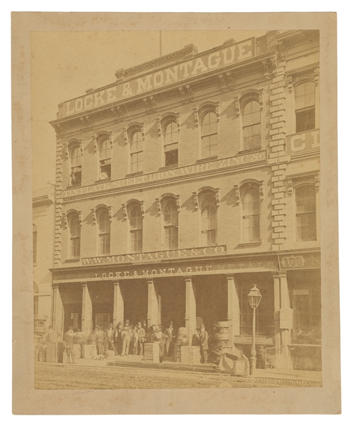  [SAN FRANCISCO]. An imperial photograph of a street scene. ...