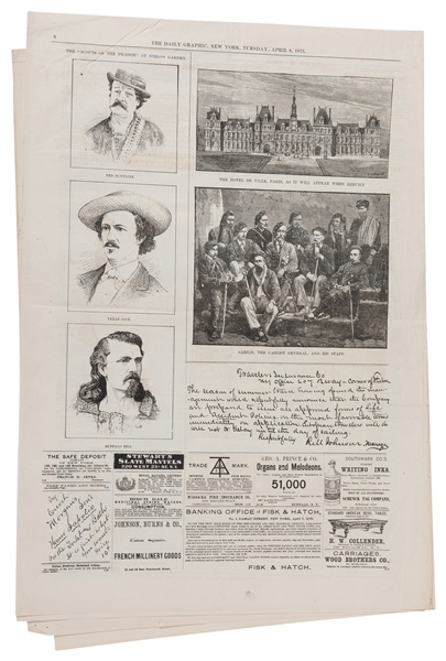  [WILD WEST SHOWS]. The Daily Graphic An Illustrated Evening...