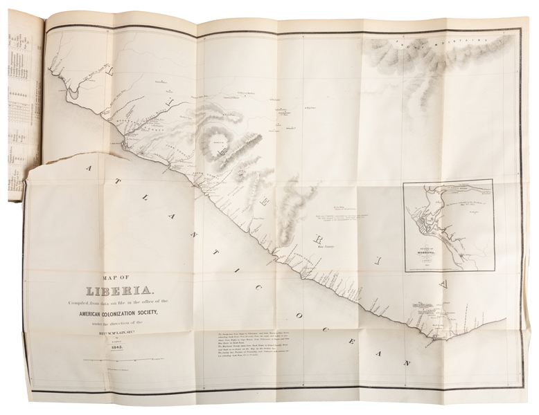  [SLAVE TRADE]. [PERRY, Matthew, Commodore (1794-1858)]. Pub...