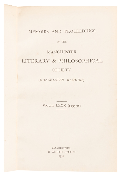  [COMPUTERS]. [HARTREE, Douglas R. (1897-1958), contributor]...