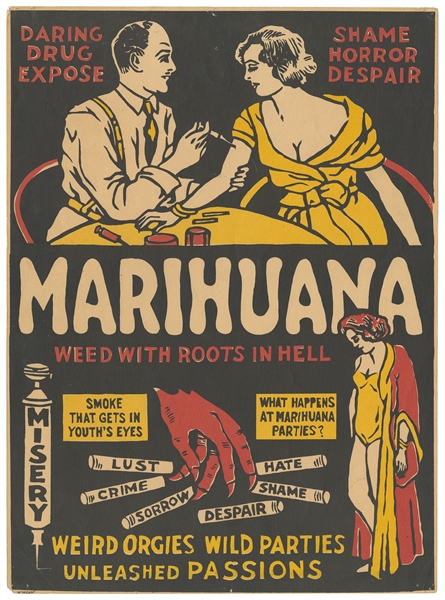  [REEFER MADNESS]. Marihuana. Weed with Roots in Hell. Dwain...