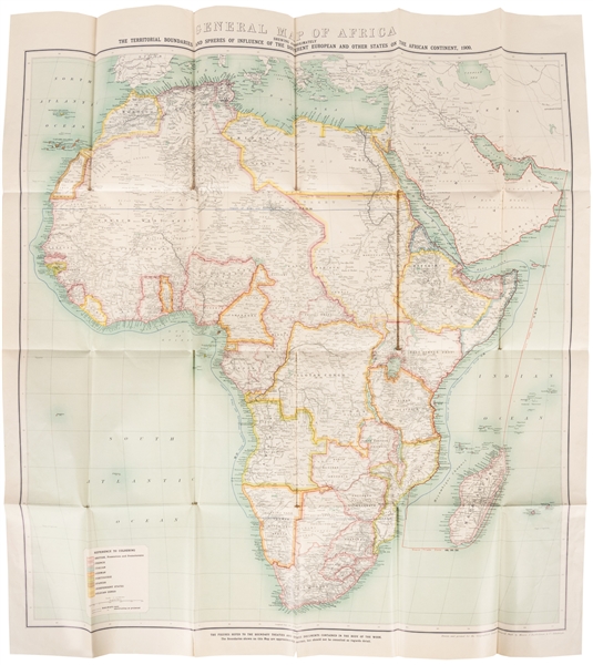  [AFRICA]. HERTSLET, Sir Edward (1824-1902). The Map of Afri...