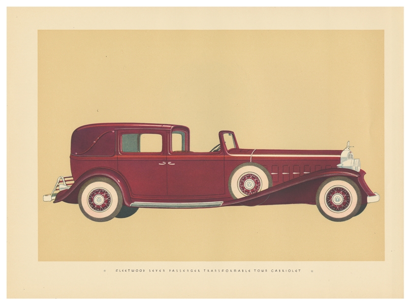  [AUTOMOTIVE]. Fleetwood Custom Coachwork for Cadillac. Detr...