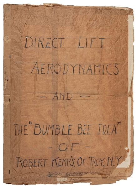  [AVIATION]. [HELICOPTERS]. KEMP, Robert. “Direct Lift Aerod...