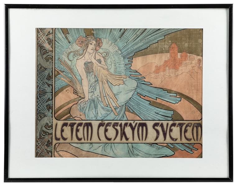  MUCHA, Alphonse (1860 - 1939). Letem Ceskym Svetem. [A Flig...