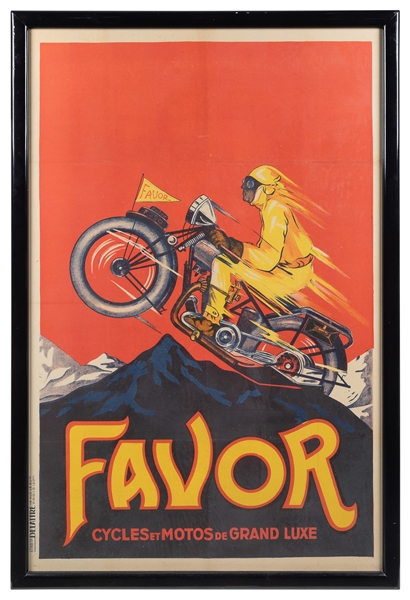  Favor / Cycles et Motos de Grand Luxe. Paris: Delatire, ca....