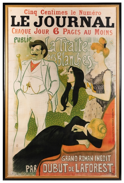  STEINLEN, Theophile-Alexandre (1859 – 1923). La Traite des ...