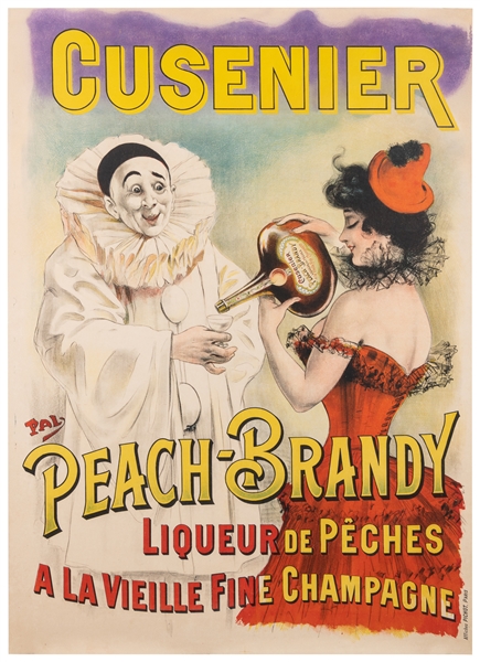  PAL (Jean de Paleologue) (1860 – 1942). Cusenier / Peach Br...