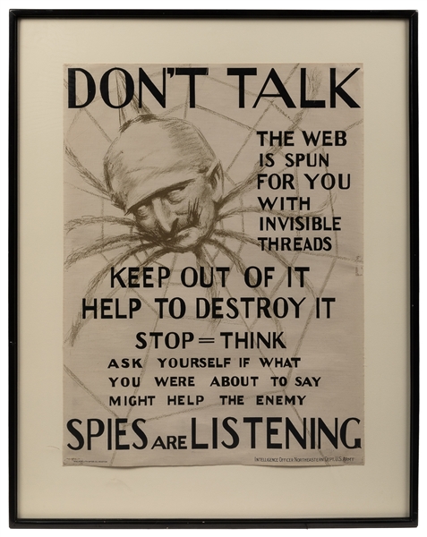  CROSBY, Raymond Moreau (1876 – 1945). Don’t Talk the Web is...