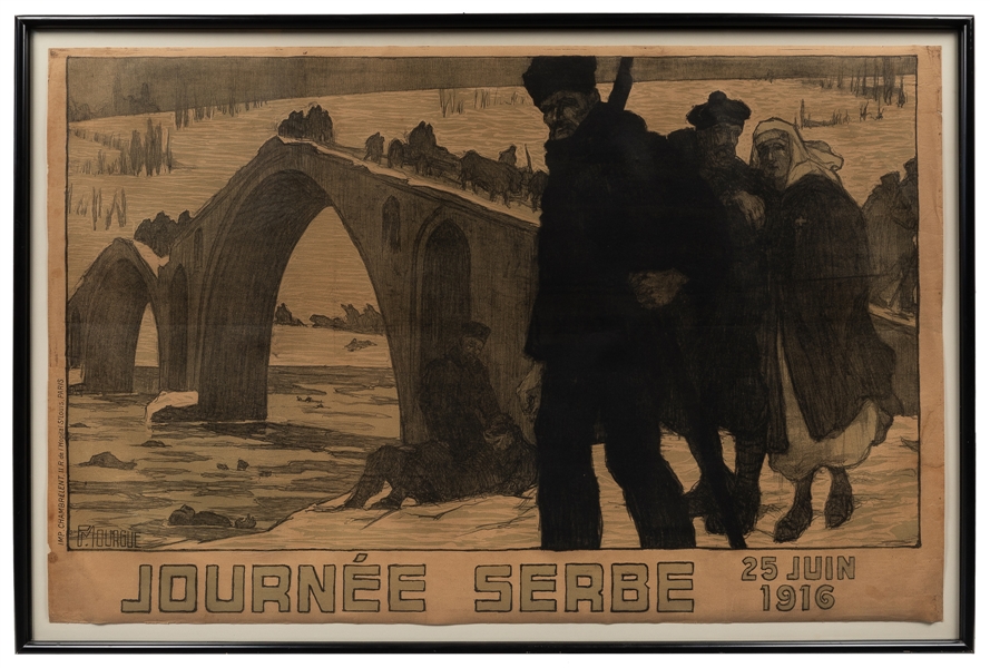  MOURGUE, Pierre (1890 – 1969). Journee Serbe. 1916. Paris: ...