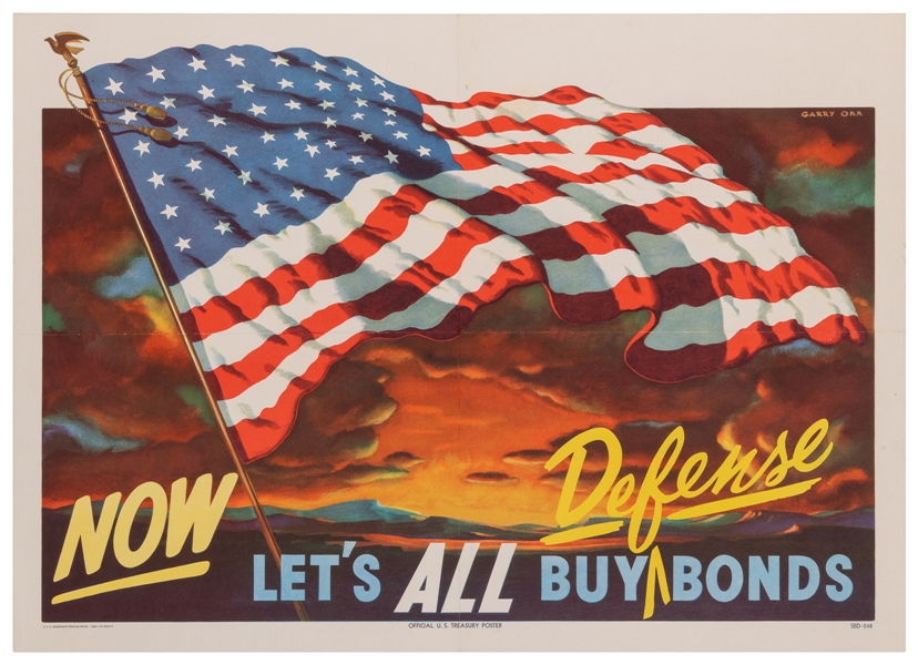  ORR, Gary. Now Let’s All Buy Defense Bonds. 1950. Washingto...