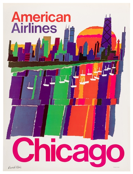  KLEIN, David (1918 – 2005). American Airlines / Chicago. US...