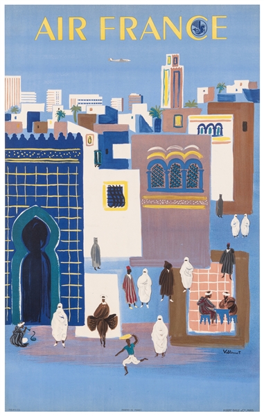  VILLEMOT, Bernard (1911 – 1989). Air France / [Morocco – Al...