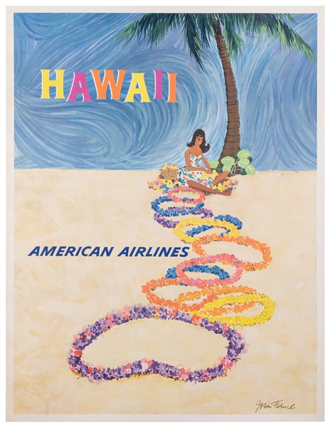  FEHMIL, John. Hawaii / American Airlines. Circa 1950s. A yo...