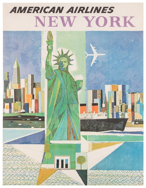  WEBBER. American Airlines / New York. 1964. United States. ...