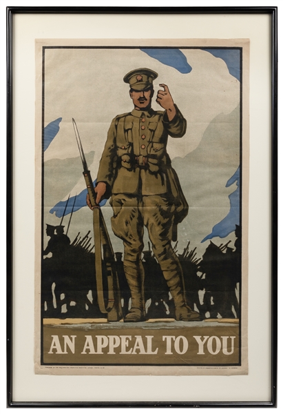  An Appeal to You. 1915. London: Roberts and Leete Ltd. Lith...