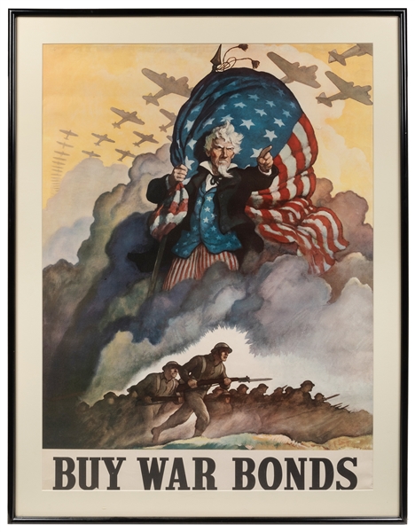  WYETH, N.C. (1882 – 1945). Buy War Bonds. 1942. Washington ...