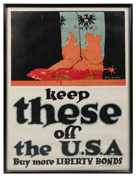  NORTON, John Warner (1876 – 1934). Keep These off the U.S.A...