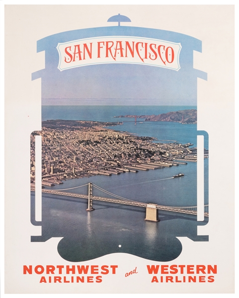  San Francisco / Northwest Airlines / Western Airlines. Circ...