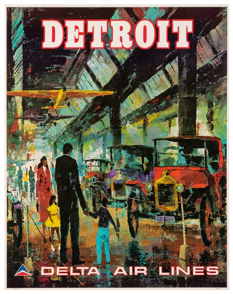  LAYCOX, Jack (1921 – 1984). Detroit / Delta Air Lines. 1976...