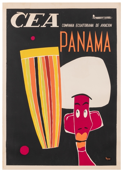  VITERI, Oswaldo (1931 – 2023). CEA / Panama. Circa 1960s. S...