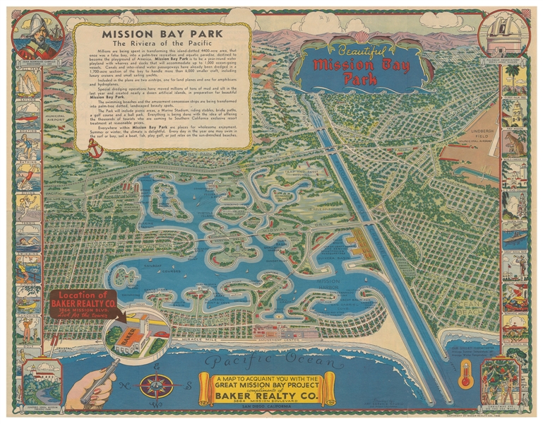  Map to Acquaint You with the Great Mission Bay Project. 194...