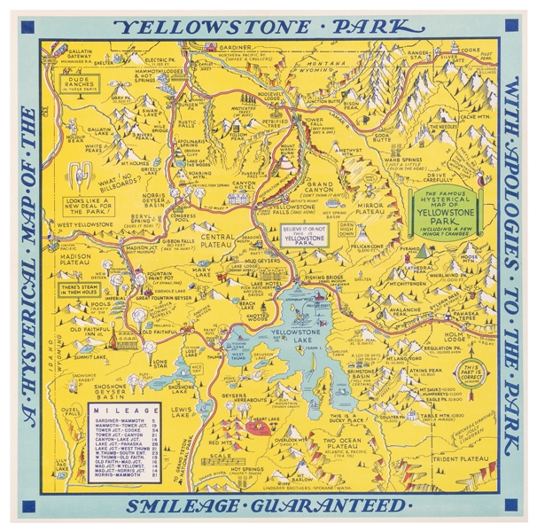  LINDGREN, Hjalmer “Jolly” (1895–1952). A Hysterical Map of ...