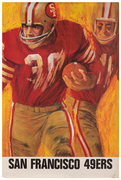  BOSS, Dave (1932 – 1999). San Francisco 49ers. Circa 1965. ...