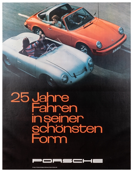  Porsche / 25 Jahre Fahren in Seiner Schonsten Form. 1974. G...