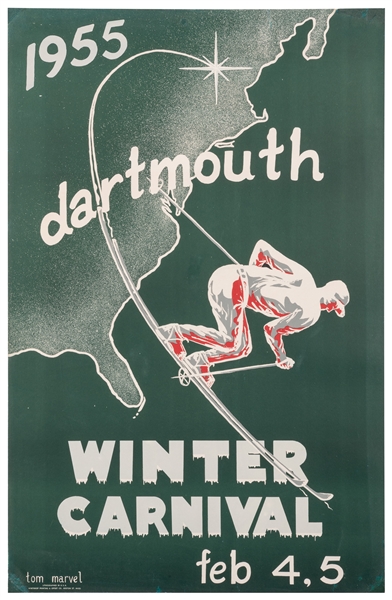  MARVEL, Tom. Dartmouth Winter Carnival. 1955. Boston: Winth...