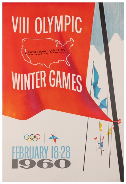  GALLIANO, Jack (1922—2009). VIII Olympic Winter Games. Squaw...