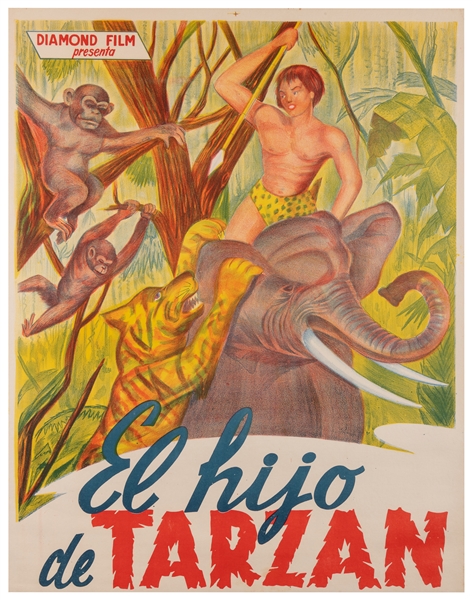  El Hijo de Tarzan (The Son of Tarzan). Diamond Film, ca. 19...