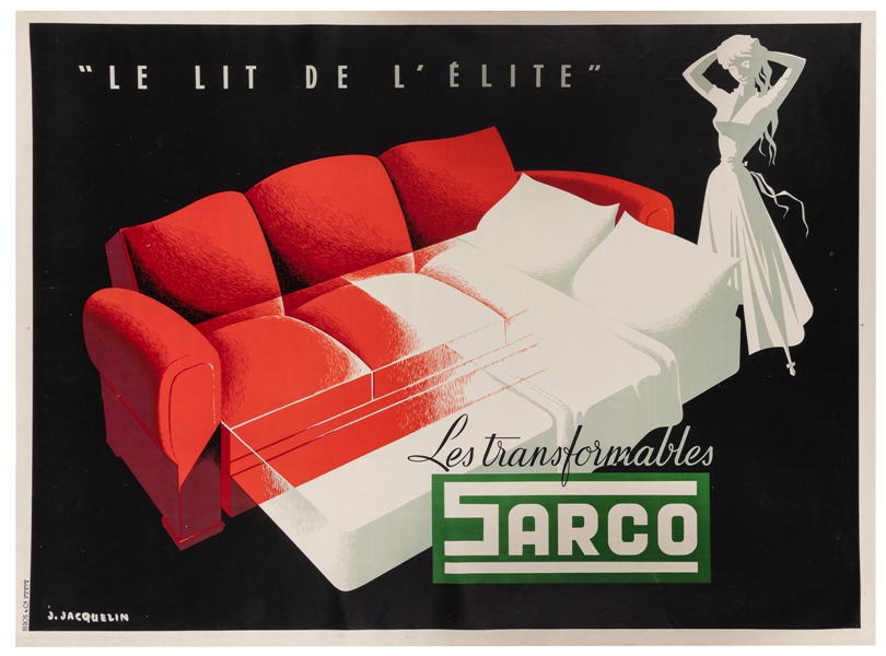  JACQUELIN, J. Sarco / Les Transformables. Circa 1950s. Furn...