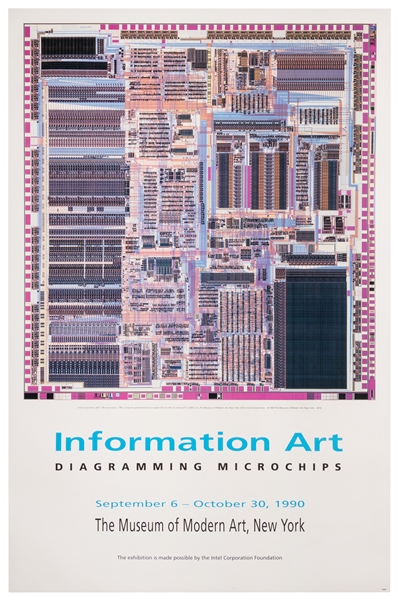  Information Art / Diagramming Microchips. 1990. New York: M...