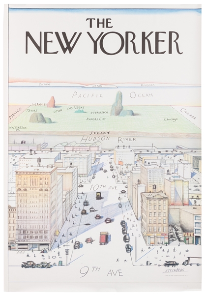  STEINBERG, Saul (1914-1999). The New Yorker. 1976. The New ...