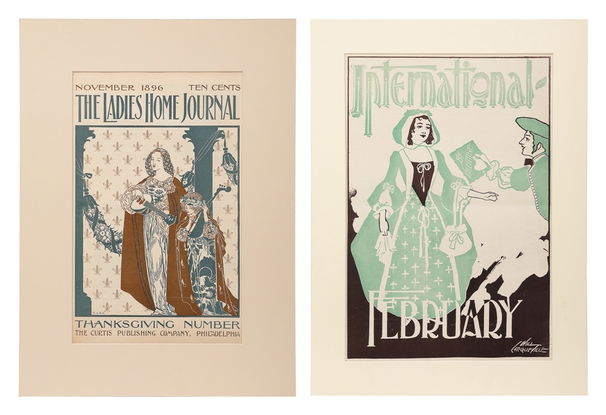  [LITERARY]. Two American literary advertising posters. Incl...