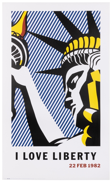  LICHTENSTEIN, Roy (1923—1997). I Love Liberty. 1982. Los An...