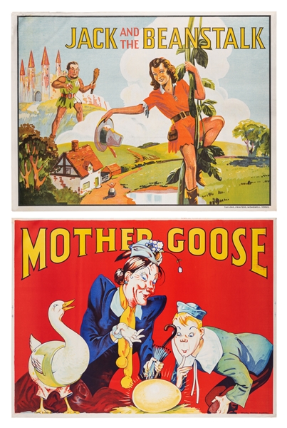  Jack and the Beanstalk [and] Mother Goose. Yorks: Taylors, ...