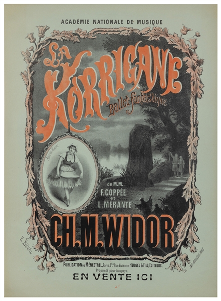  BUVAL, E. La Korrigane / Ballet Fantastique. 1881. Paris: M...