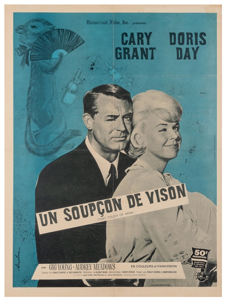  Un Soupcon de Vision (That Touch of Mink). 1962. One sheet ...