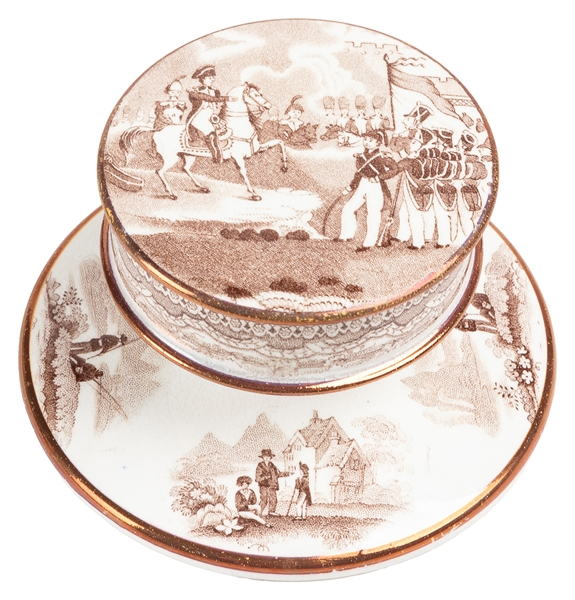  [POTTERY]. [BONAPARTE, Napoleon (1769-1821), subject]. Tran...