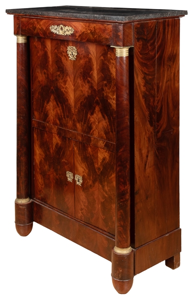  [FURNITURE]. Empire Secretaire a Abattant. [France, ca. 181...