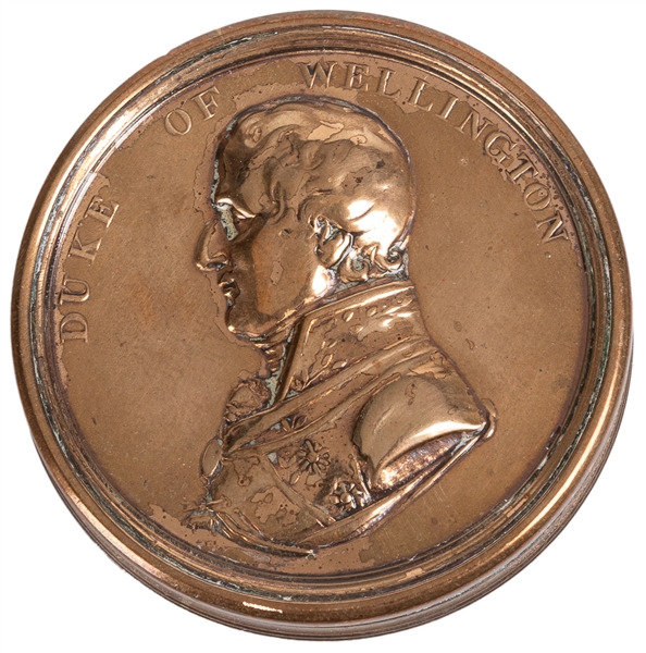  [MEDALLION]. [WELLESLEY, Arthur, First Duke of Wellington (...