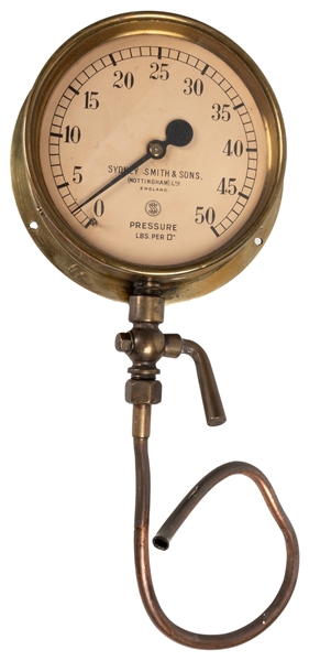  [NAVAL INSTRUMENTS]. British Ships Pressure Gauge. Notting...