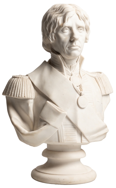  [PARIAN WARE BUST]. [NELSON, Lord Horatio (1758-1805), subj...