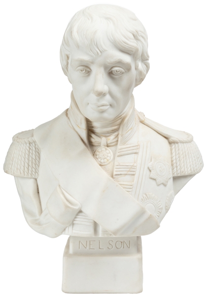  [PARIAN WARE BUST]. [NELSON, Lord Horatio (1758-1805), subj...